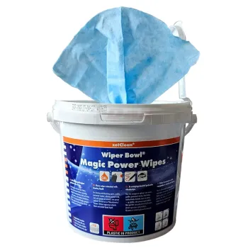 zetClean® – Wiper Bowl® Magic Power Wipes 72 Tücher 25 x 25 cm im Spendereimer